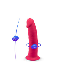 Load image into Gallery viewer, 6-inch-realistic-silicone-dual-density-dildo-with-suction-cup-pink
