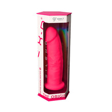 Load image into Gallery viewer, 9-inch-realistic-silicone-dual-density-dildo-with-suction-cup-pink
