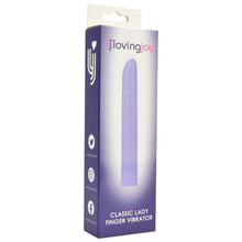 Load image into Gallery viewer, loving-joy-classic-lady-finger-vibrator-purple
