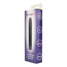 Load image into Gallery viewer, loving-joy-10-function-lady-finger-vibrator-black
