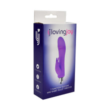 Load image into Gallery viewer, loving-joy-7-function-silicone-mini-rabbit-bullet-vibrator
