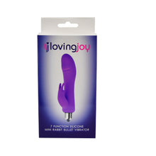 Load image into Gallery viewer, loving-joy-7-function-silicone-mini-rabbit-bullet-vibrator
