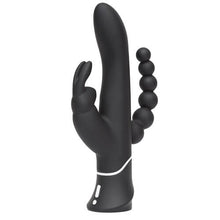 Load image into Gallery viewer, happy-rabbit-triple-curve-rechargeable-rabbit-vibrator-black
