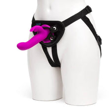 Load image into Gallery viewer, happy-rabbit-vibrating-strap-on-harness-set-purple
