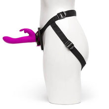 Load image into Gallery viewer, happy-rabbit-vibrating-strap-on-harness-set-purple
