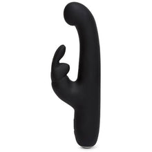 Load image into Gallery viewer, happy-rabbit-rechargeable-slimline-g-spot-rabbit-vibrator-black
