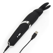Load image into Gallery viewer, happy-rabbit-rechargeable-wand-vibrator-black
