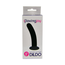 Load image into Gallery viewer, loving-joy-slimline-silicone-dildo-5-inch
