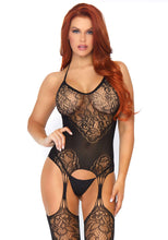 Load image into Gallery viewer, leg-avenue-lace-suspender-bodystocking-one-size
