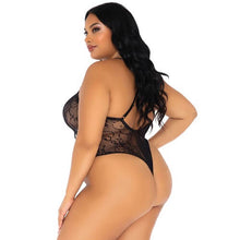 Load image into Gallery viewer, leg-avenue-plus-size-floral-lace-thong-body
