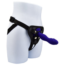 Load image into Gallery viewer, loving-joy-6-inch-silicone-dildo-with-suction-cup-midnight-blue
