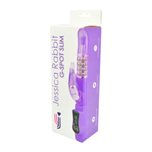 Load image into Gallery viewer, jessica-rabbit-g-spot-slim-vibrator-purple
