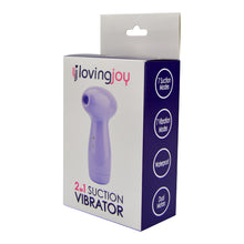 Load image into Gallery viewer, loving-joy-2-in-1-suction-vibrator-lavender
