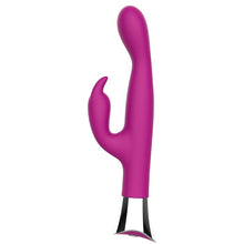 Load image into Gallery viewer, loving-joy-10-function-slim-silicone-rabbit-vibrator-purple
