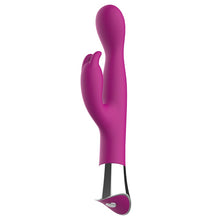 Load image into Gallery viewer, loving-joy-10-function-slim-silicone-rabbit-vibrator-purple
