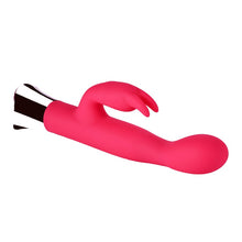 Load image into Gallery viewer, loving-joy-10-function-slim-silicone-rabbit-vibrator-pink
