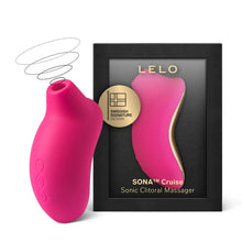 Load image into Gallery viewer, lelo-sona-cruise-clitoral-massager-cerise-2
