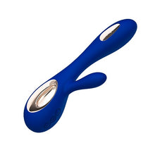Load image into Gallery viewer, lelo-soraya-wave-dual-action-vibrator-midnight-blue
