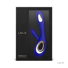 Load image into Gallery viewer, lelo-soraya-wave-dual-action-vibrator-midnight-blue
