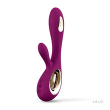 Load image into Gallery viewer, lelo-soraya-wave-dual-action-vibrator-deep-rose
