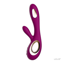 Load image into Gallery viewer, lelo-soraya-wave-dual-action-vibrator-deep-rose
