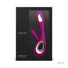Load image into Gallery viewer, lelo-soraya-wave-dual-action-vibrator-deep-rose
