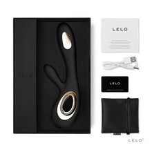 Load image into Gallery viewer, lelo-soraya-wave-dual-action-vibrator-black
