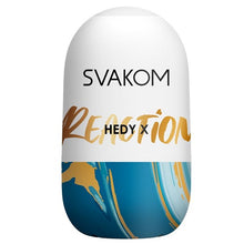 Load image into Gallery viewer, svakom-hedy-x-reaction-reuseable-egg-style-male-masturbator

