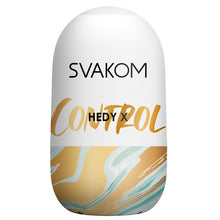 Load image into Gallery viewer, svakom-hedy-x-control-reuseable-egg-style-male-masturbator

