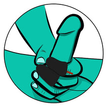 Load image into Gallery viewer, electrastim-noir-explorer-silicone-finger-sleeves
