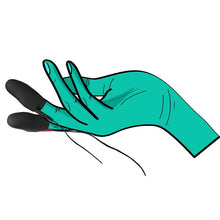 Load image into Gallery viewer, electrastim-noir-explorer-silicone-finger-sleeves
