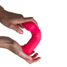 Load image into Gallery viewer, dual-density-cushioned-core-vibrating-suction-cup-silicone-dildo-6-5-inch

