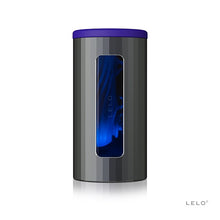 Load image into Gallery viewer, lelo-f1s-v2-dual-stimulation-male-masturbator-gunmetal-midnight-blue
