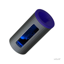 Load image into Gallery viewer, lelo-f1s-v2-dual-stimulation-male-masturbator-gunmetal-midnight-blue
