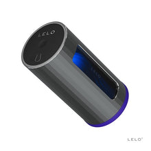 Load image into Gallery viewer, lelo-f1s-v2-dual-stimulation-male-masturbator-gunmetal-midnight-blue
