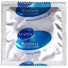 Load image into Gallery viewer, mates-ribbed-condom-bx144-clinic-pack
