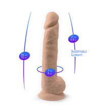 Load image into Gallery viewer, 15-inch-realistic-silicone-dual-density-dildo-with-suction-cup-with-balls
