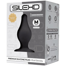 Load image into Gallery viewer, silexd-dual-density-tapered-silicone-butt-plug-medium
