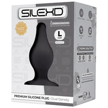 Load image into Gallery viewer, silexd-dual-density-tapered-silicone-butt-plug-large
