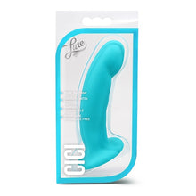 Load image into Gallery viewer, 6-5-inch-silicone-g-spot-or-p-spot-dildo-with-suction-base-blue
