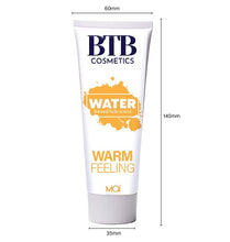 Load image into Gallery viewer, btb-water-based-warm-feeling-lubricant-100ml
