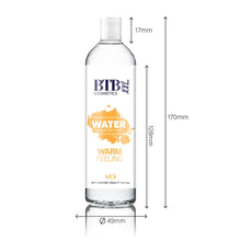 Load image into Gallery viewer, btb-water-based-warm-feeling-lubricant-250ml
