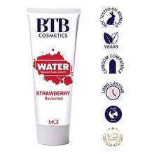 Load image into Gallery viewer, btb-water-based-lubricant-strawberry-100ml
