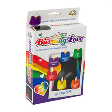 Load image into Gallery viewer, rainbow-burning-love-anus-candles
