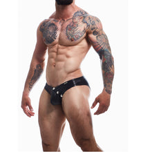 Load image into Gallery viewer, c4m-snap-ergonomic-brief-black-leatherette-small
