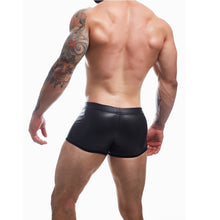 Load image into Gallery viewer, c4m-peekaboo-black-leatherette-mini-pants-small
