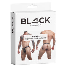 Load image into Gallery viewer, c4m-ergonomic-black-leatherette-jockstrap-extra-large
