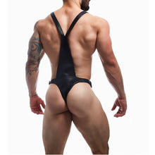 Load image into Gallery viewer, c4m-dungeon-black-leatherette-full-body-harness-one-size
