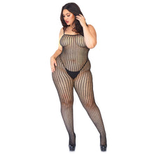 Load image into Gallery viewer, leg-avenue-seamless-crochet-bodystocking-plus-size

