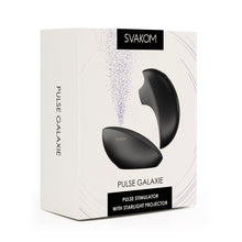 Load image into Gallery viewer, svakom-galaxie-suction-vibrator-with-mood-projector-midnight-black

